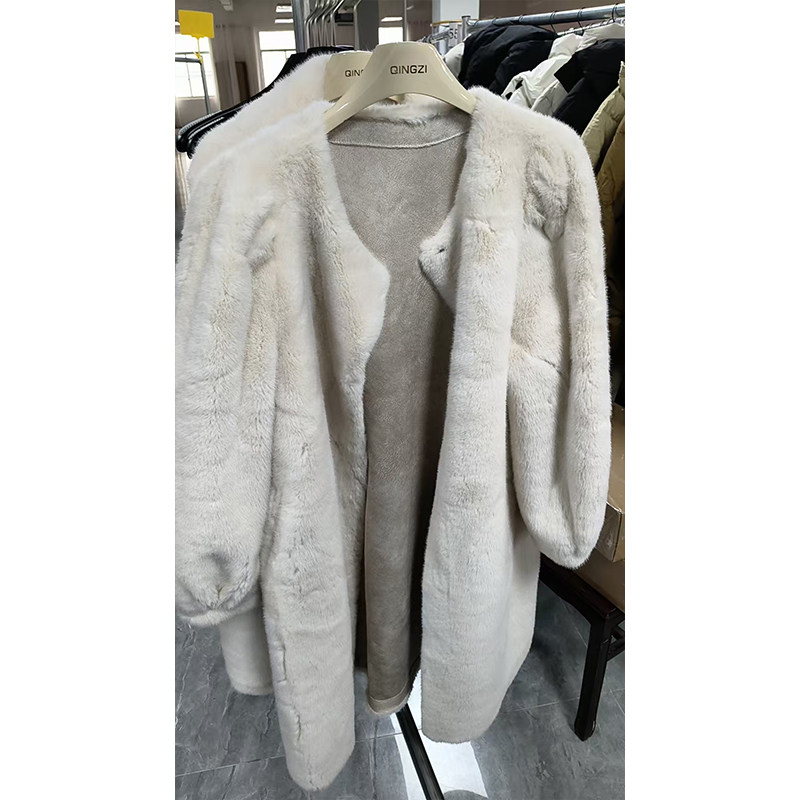 ［鑫哥粉丝专属］WYL025 仿皮草大衣女中长款开衫毛绒外套,女装/女士精品,短外套,淘宝优惠券,粉丝福利购,淘宝优惠卷