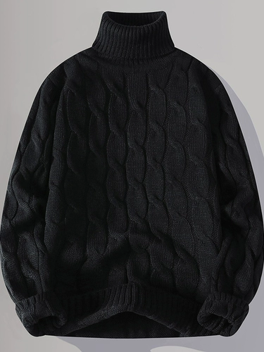 Мужской многоцветный свитер, универсальная базовая приятная телу цветная трикотажная утепленный лонгслив, изысканный стиль