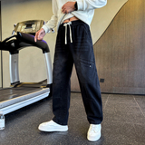 秋冬新款男士直筒裤水洗纯棉休闲裤C207-1165-P75控105，男装休闲裤，电商C207