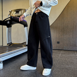 秋冬卫裤男士弯刀裤休闲直筒裤C207-337-P75控105，男装休闲裤，电商C207