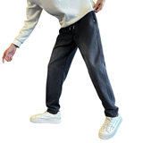 男士冬季水洗休闲裤修身弹力直筒裤C207-6397-P75控105，男装休闲裤，电商C207