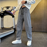 2025冬季加绒卫裤男士针织休闲直筒裤C207-5079-P68控98，男装休闲裤，电商C207