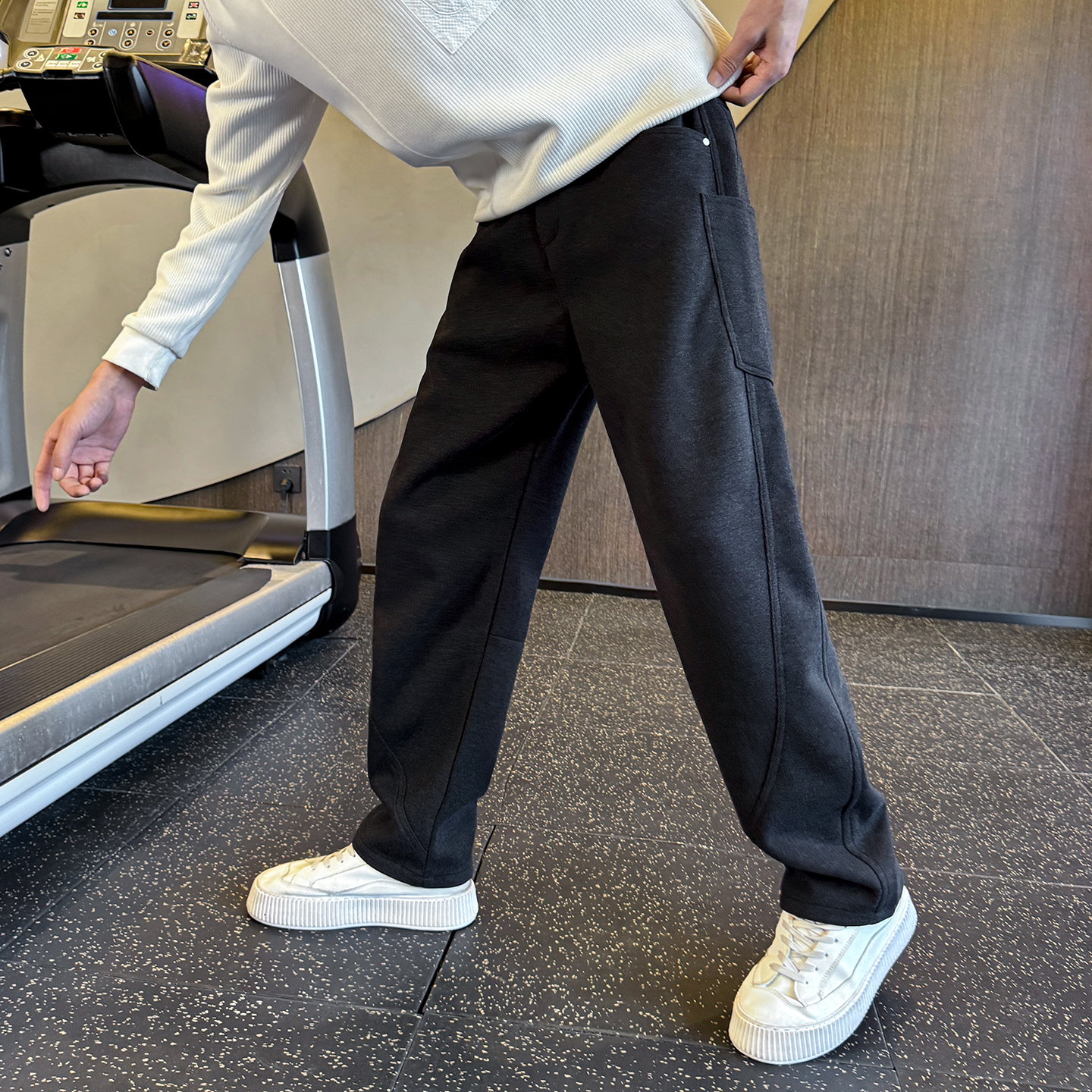 2025冬季新款卫裤男士休闲直筒裤C207-1163-P75控105，男装休闲裤，电商C207