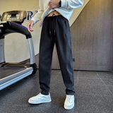 冬季加绒休闲裤男士修身弹力直筒裤C207-6500-P78控108，男装卫衣，电商C207