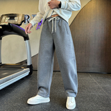 男士冬季新款加绒卫裤休闲直筒裤C207-1169-P68控98，男装休闲裤，电商C207