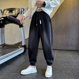 男士水洗卫裤冬季新款针织休闲束脚裤C207-1113-P68控98，男装休闲裤，电商C207