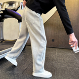 男士加绒卫裤冬季休闲直筒裤C207-70013-P68控98加绒P75，男装休闲裤，电商C207