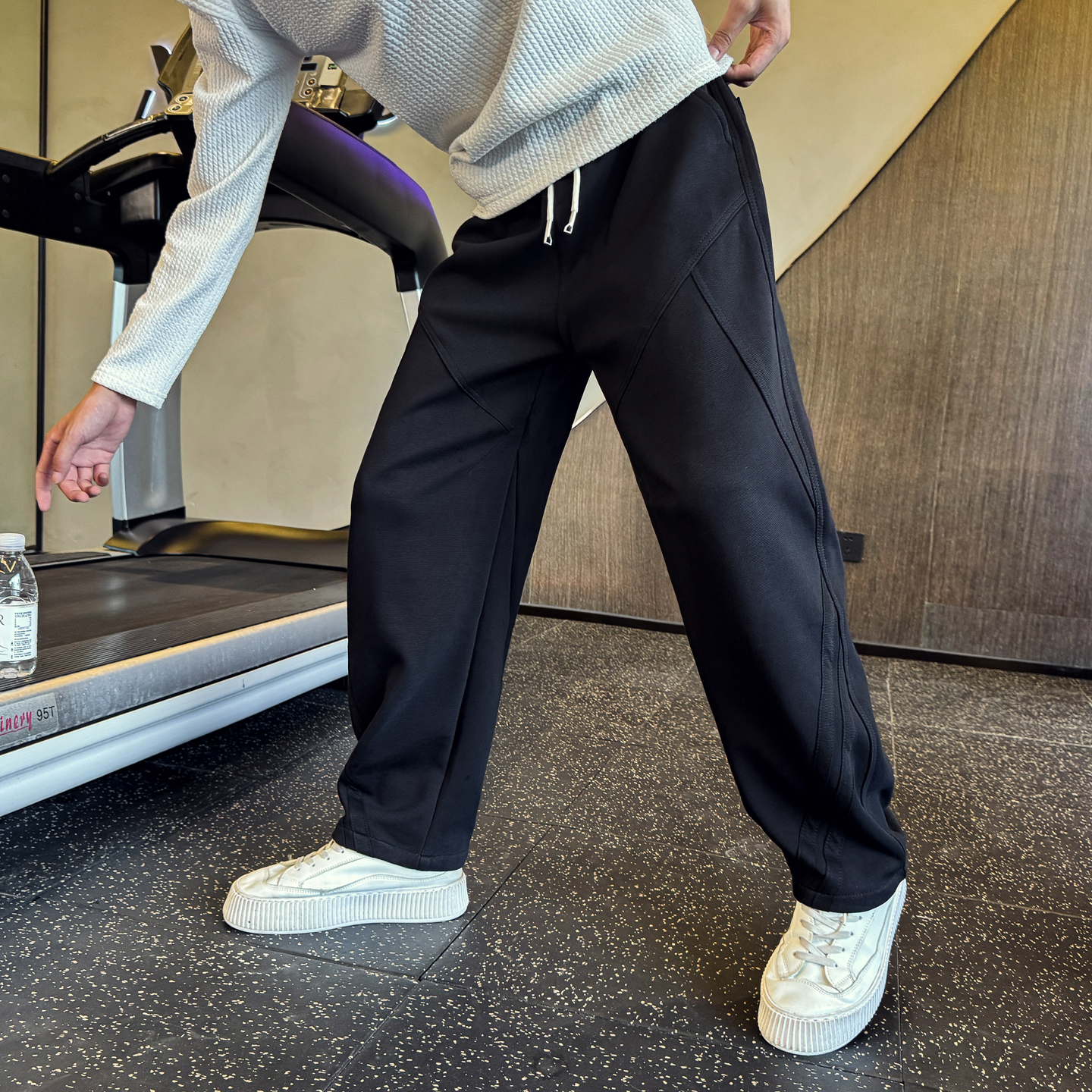 秋冬新款男士卫裤针织休闲裤C207-70001-P68控98，男装休闲裤，电商C207