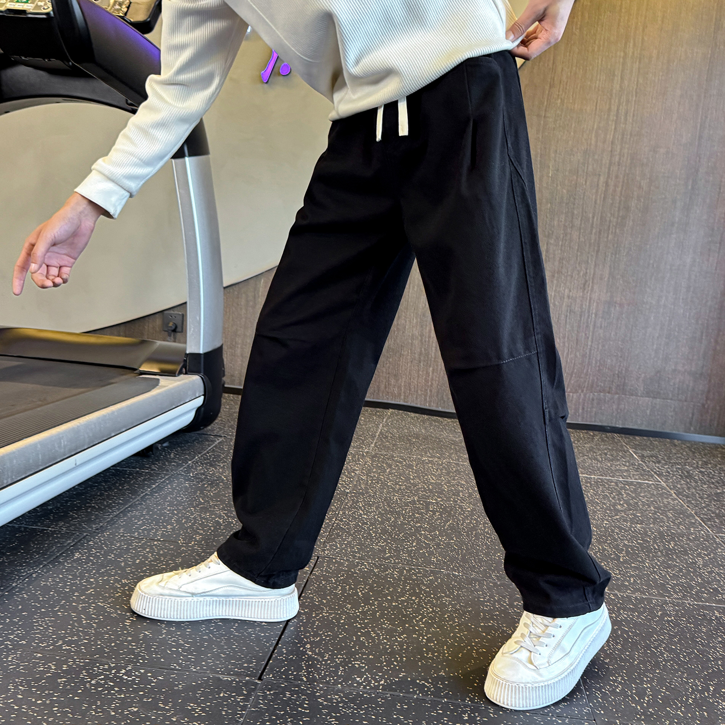 2025冬季新款水洗休闲裤男士纯棉直筒裤C207-1161-P75控105，男装休闲裤，电商C207