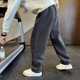 冬季加绒卫裤针织休闲男士直筒裤C207-K101-P65控95加绒P72，男装休闲裤，电商C207