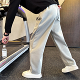 冬季新款卫裤男士针织休闲运动直筒裤C207-1130-P65控95，男装休闲裤，电商C207