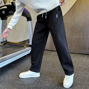 男士秋冬季卫裤休闲针织修身直筒裤 C207-S06-P65控95，男装休闲裤，电商C207