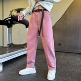 男士冬季加绒休闲裤条纹直筒裤C207-70018-P68控98，男装卫衣，电商C207