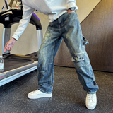 秋冬潮牌男士复古牛仔裤弯刀裤直筒裤 C207-7787-P88控118,男装牛仔裤,电商C207, 秋冬潮牌男士复古牛仔裤弯刀裤直筒裤 C207-7787-P88控118,男装牛仔裤,电商C207,