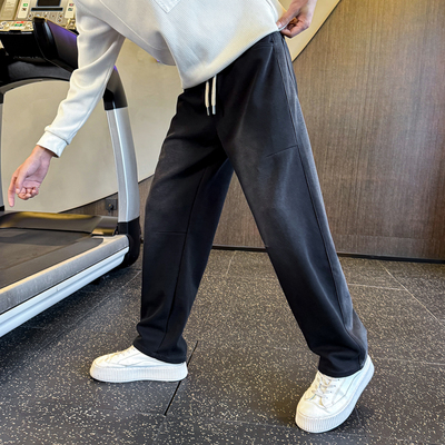 2025冬季男士卫裤水洗针织休闲直筒裤 C207-70012-P75控105