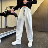 2025冬季男士卫裤水洗针织休闲直筒裤C207-70012-P75控105，男装休闲裤，电商C207