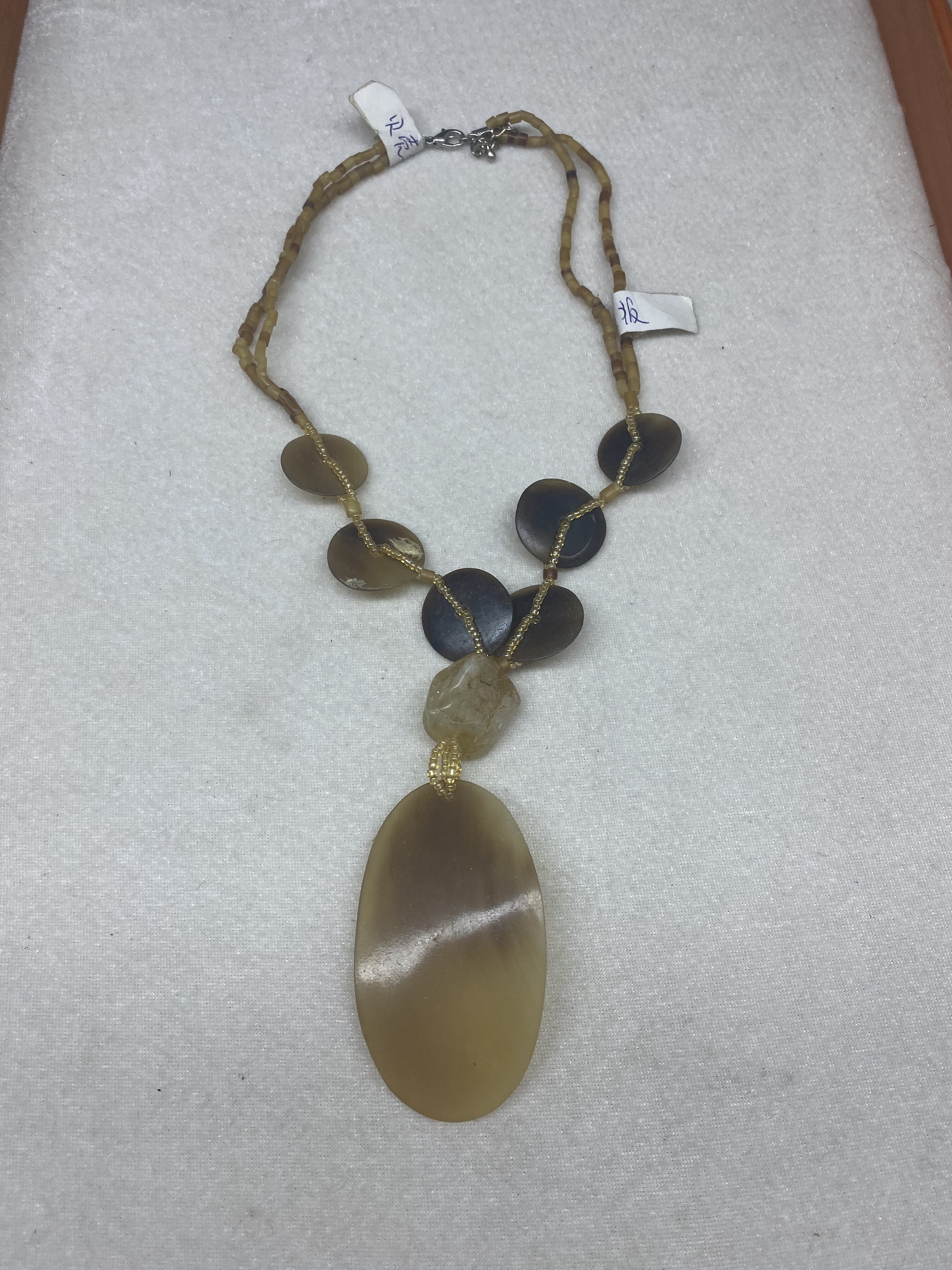 青岛美饰亚克力小米珠项链不退不换 5.75