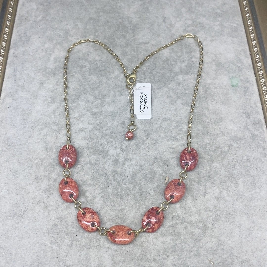 青岛饰品欧美原单正品尾货高级感轻奢小众设计感项链5.25