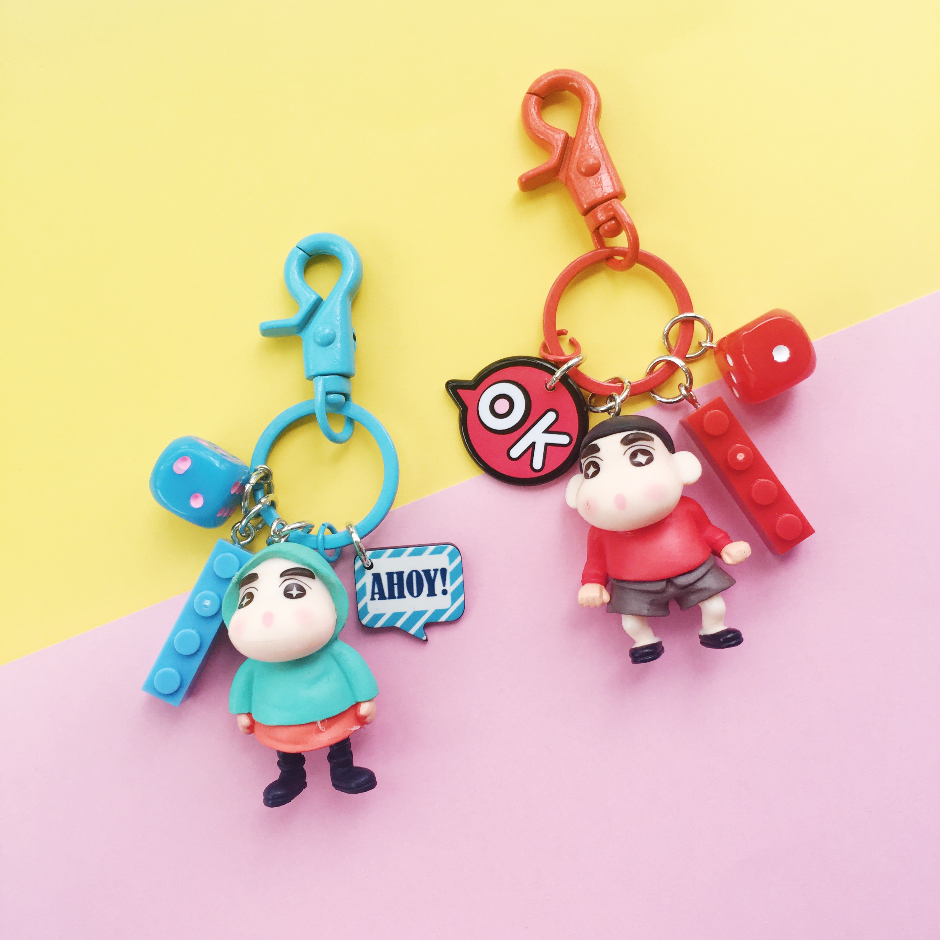 蜡笔小新汽车钥匙扣女ins潮韩国挂件创意包挂可爱情侣钥匙链一对|msdalam kategori bekalan perayaan/hadiah, Hadiah kreatif, rantai kunci - dari Buy2taobao.com untuk memberikan perkhidmatan ejen Taobao profesional membeli