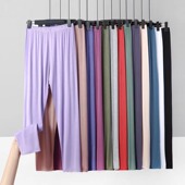 打底裤 胖mm可外穿运动裤 女夏季 内穿高腰弹力紧身裤 薄款 莫代尔大码