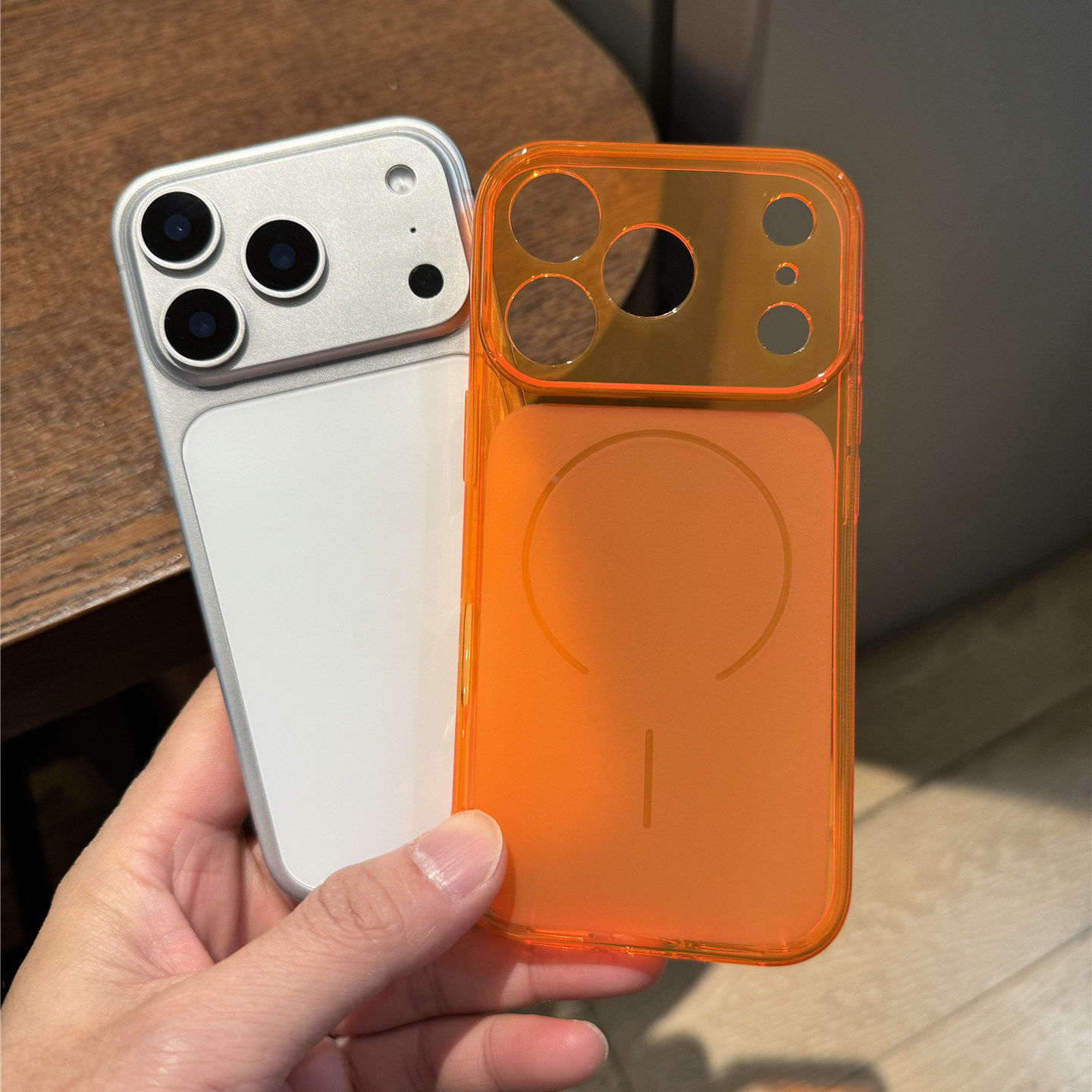 透色秒变17大视窗苹果手机壳iPhone17promax透明14硅胶13磨砂软壳15plus男女小众16pro防摔的17Air新ins款13