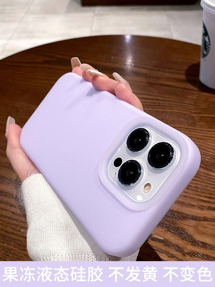 夏日Q弹果冻液态硅胶适用苹果iPhone14Pro手机壳14Promax新款13清新13Pro糖果色13promax防摔14全包12promax