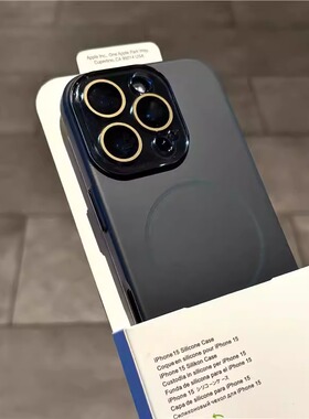 碳灰色高级感水晶镜头细圈磁吸适用苹果16Pro手机壳新款iphone15promax超薄14pro肤感磨砂16plus全包13硬套12