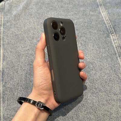 高级感适用苹果15手机壳新款iPhone16promax磨砂13/14p肤感肥皂tpu纯色12promax简约11全包15pro防摔保护软套