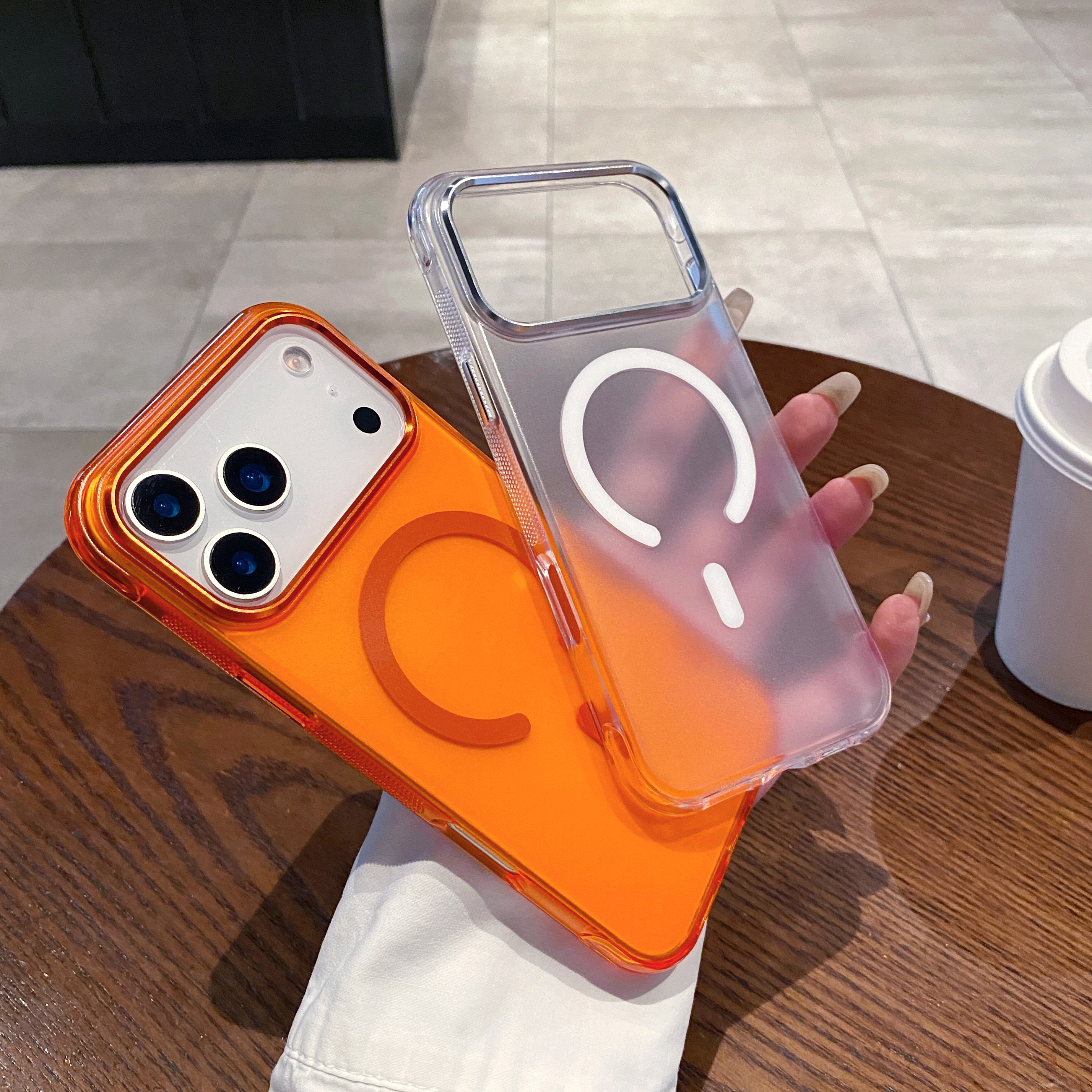 强磁吸N52亲肤磨砂适用苹果iphone17手机壳新款17promax磁吸超薄磨砂16por时尚男女高端14全包防摔硬壳ip13