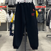 李宁男童束脚卫裤 YKLW053 棉质舒适宽松收口运动长裤 2026春季 新品