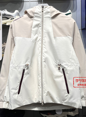 李宁户外CF溯|珑壳外套白龘女子防泼水三合一运动风衣套装AWBV090