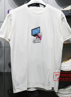 李宁反伍BADFIVE男子冰感舒适短袖文化衫2026夏季新品T恤AHSW183