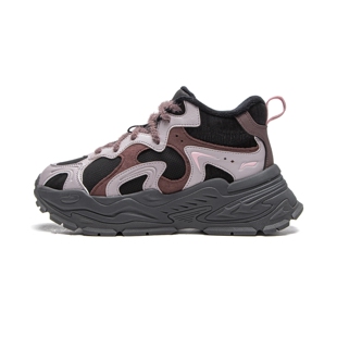 李宁女子加绒保暖中帮经典休闲鞋2025冬季新品百搭运动鞋AGCV392