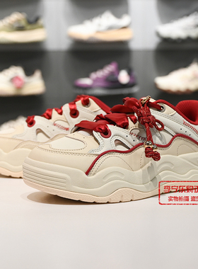 李宁休闲鞋2026春季新款蝴蝶兰女子板鞋舒适经典休闲鞋AGCW008