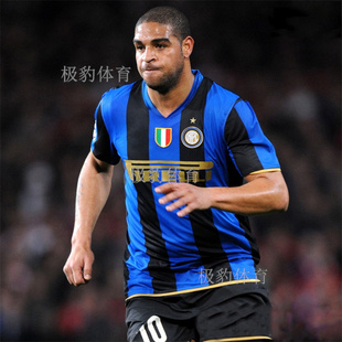 0809国米主场球衣伊布阿德萨内蒂菲戈队服复古复刻足球服套装定制