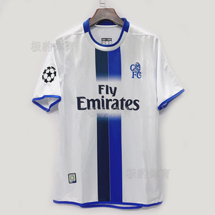 0305切尔西客场球衣欧冠版兰帕德托雷斯德罗巴队服英超复古足球服