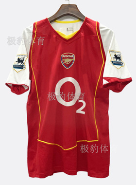 0405阿森纳主场球衣10号博格坎普14号亨利队服阿仙奴复古足球服O2