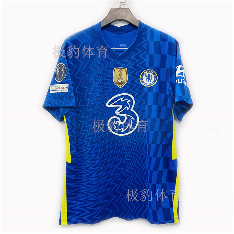 21-22切尔西球衣主场芒特詹姆斯哈佛茨坎特队服成人欧冠版足球服