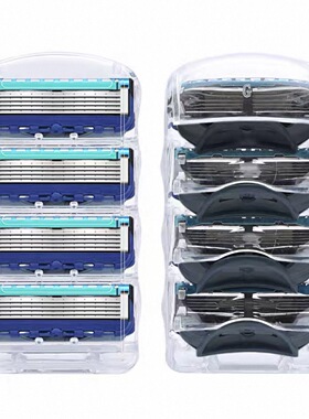 九尾狐五层刀头配件专拍 手动剃须刀片刮胡刀片五层5层可适用