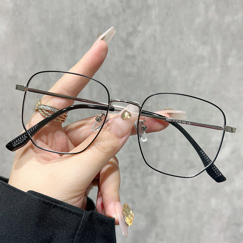 防蓝光抗辐射电脑眼镜男护眼睛平面平光镜框无度数镜片潮流护目女