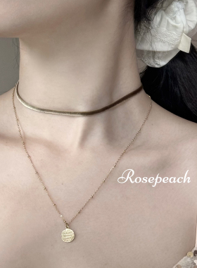 rosepeach「Quiet」原创少女复古极细进口高品质丝绒choker项链