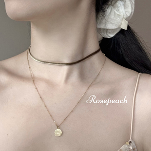 rosepeach「Quiet」原创少女复古极细进口高品质丝绒choker项链