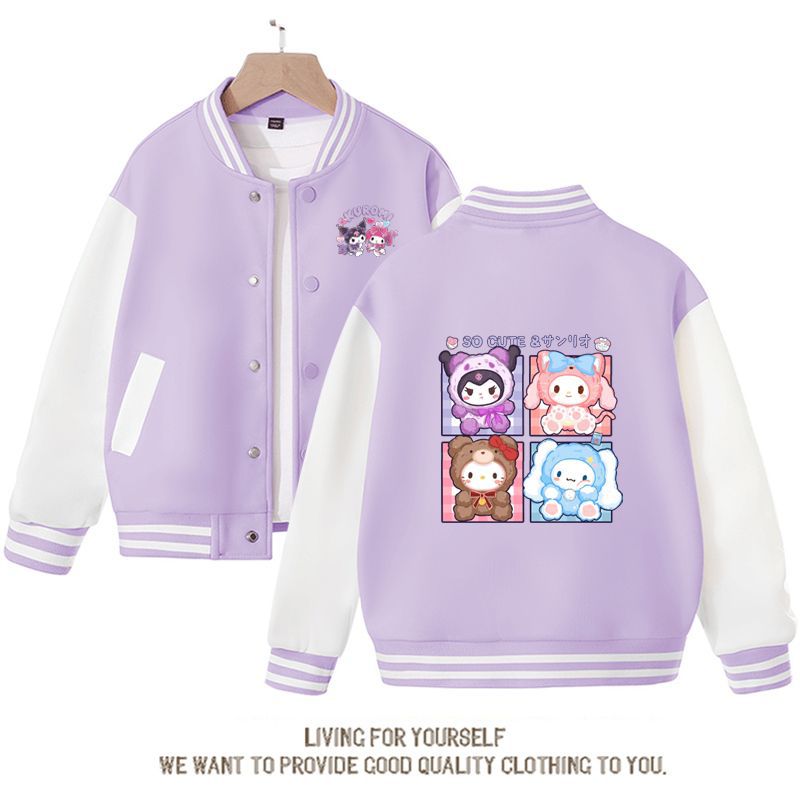 库洛米美乐蒂女童棒球服