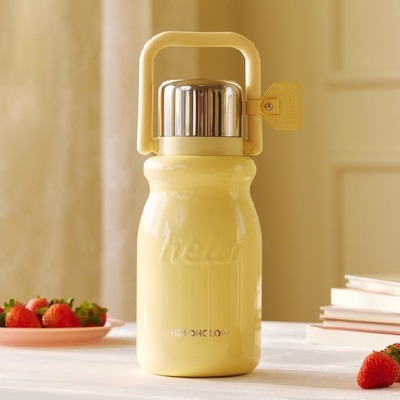 holoholo小奶杯小奶壶水壶女保温杯大容量水杯子高颜值便携大口径
