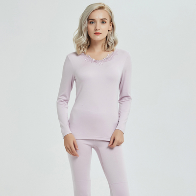 雪竹专柜同款内衣新品女士保暖裤秋裤磨绒中厚单裤子18878