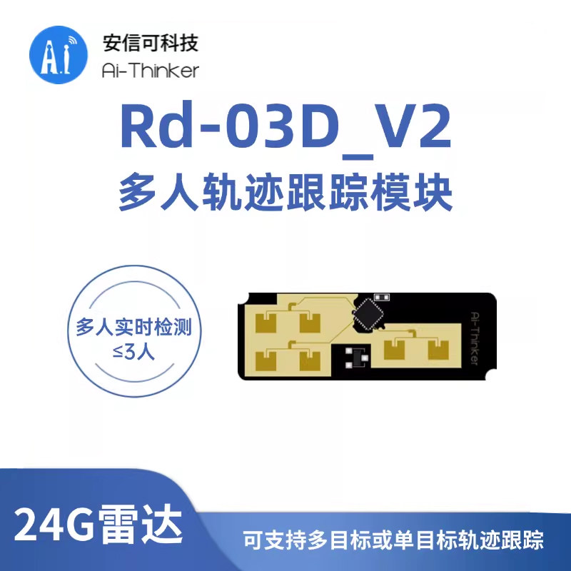 安信可人体移动轨迹跟踪雷达模块图片