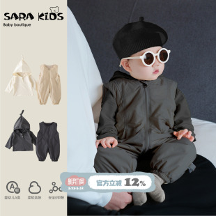 春季 宝宝春装 洋气儿童卫衣背带裤 韩版 超萌新生幼儿衣服外出服 套装