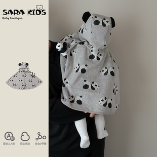 小月龄防风披肩 婴儿披风斗篷宝宝外出服挡风小外套婴幼儿超萌春季