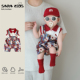 夏季 时髦背心背带裤 薄款 新款 外出服 宝宝衣服夏装 婴幼儿洋气小套装
