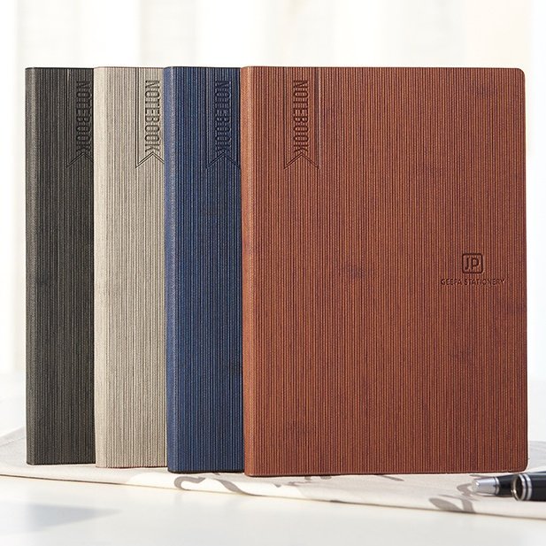 简约皮面商务记事本可定制logo